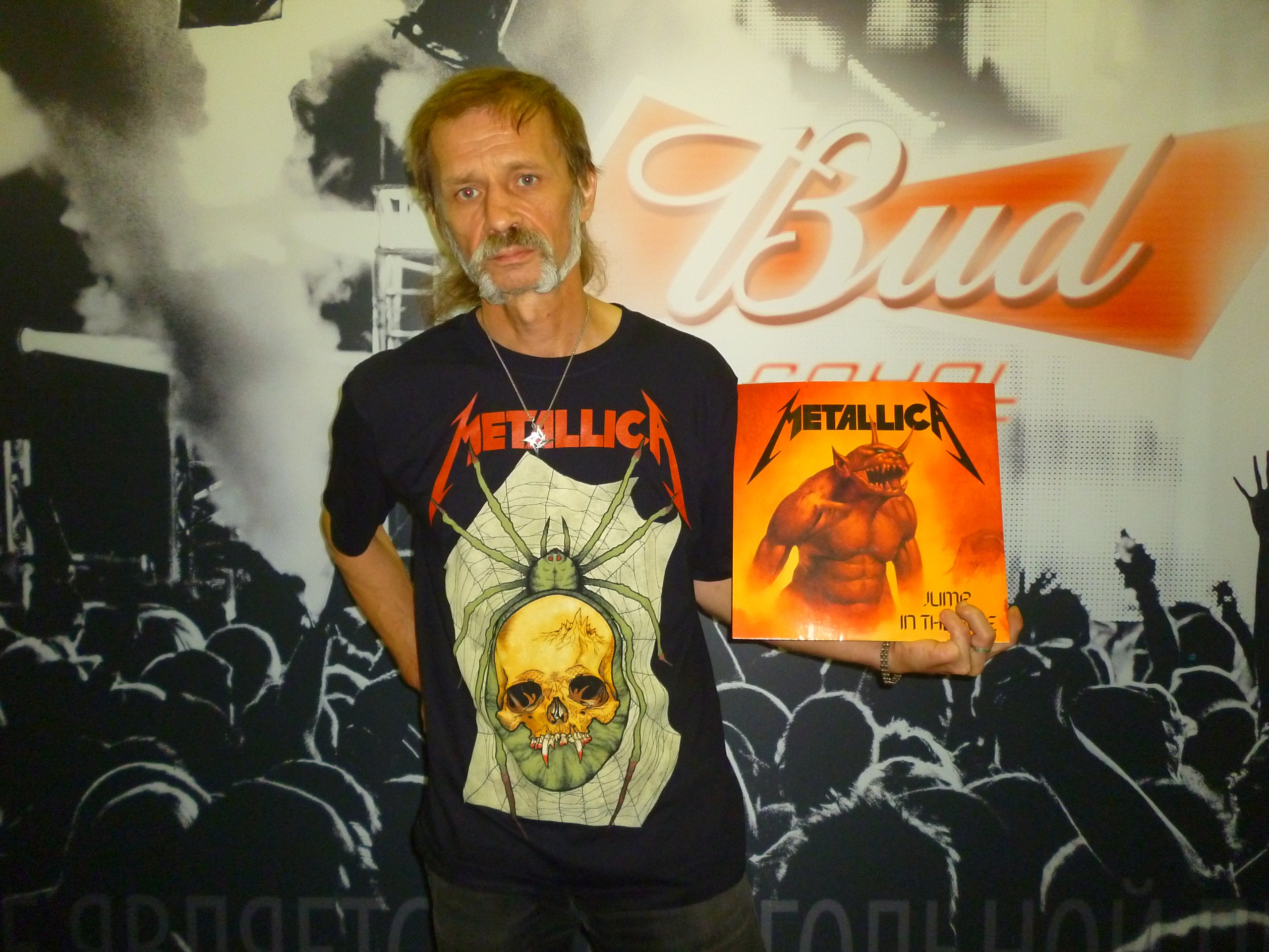 Андрей Кириллов на концерте группы Metallica